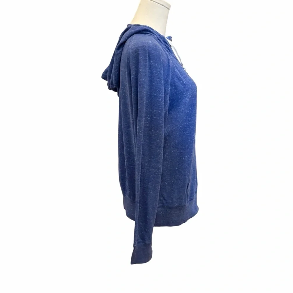 Nike Women’s | Blue Heather | Full Zip Hoodie | Just Do It Logo | Size M